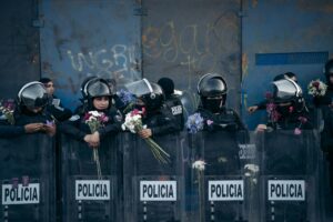 police women celebrating international women day